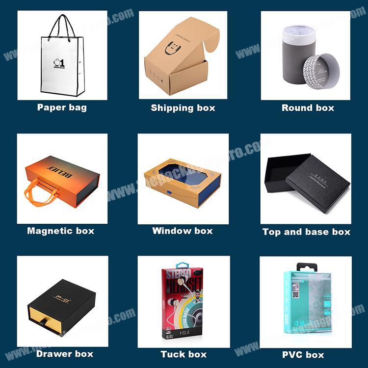 custom magnetic gift box rigid cardboard packaging box with lid