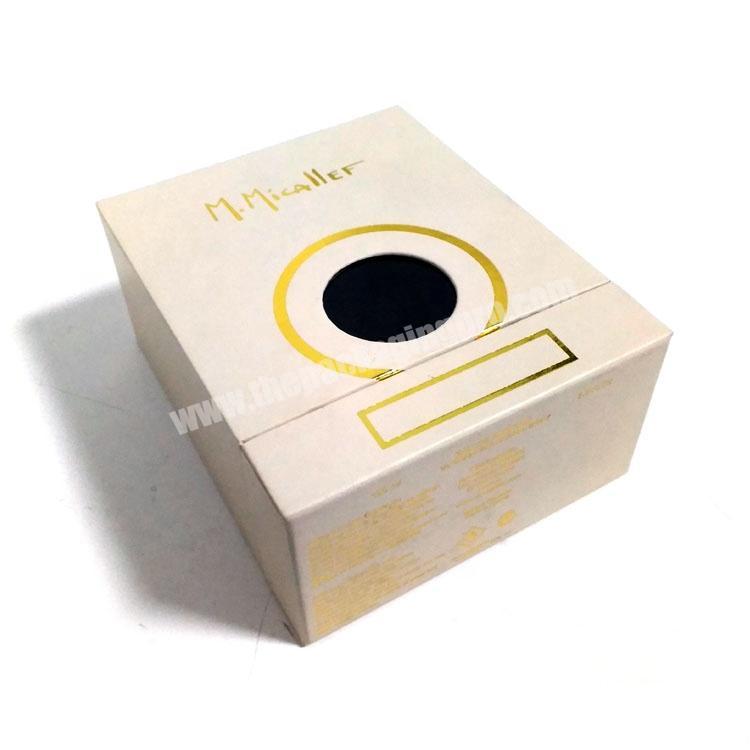 Custom Make Fashion Cosmetic Fancy Paper Surface Perfume Box Design