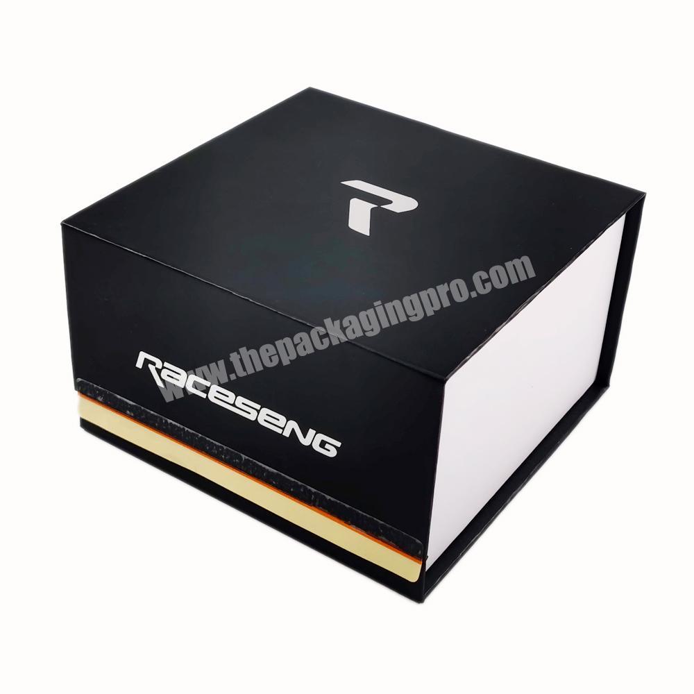Custom Matt Black Luxury Premium Paperboard Magnetic Gift Electronics Packing Paper Box with Foam Insert