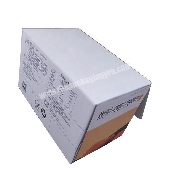 Custom matte lamination corrugated paper shipping box