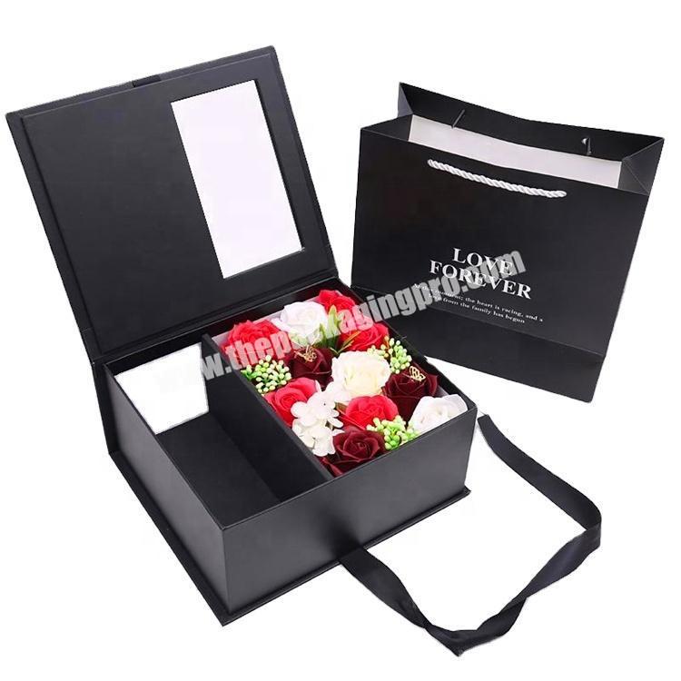 Custom matte paper flower cardboard boxes