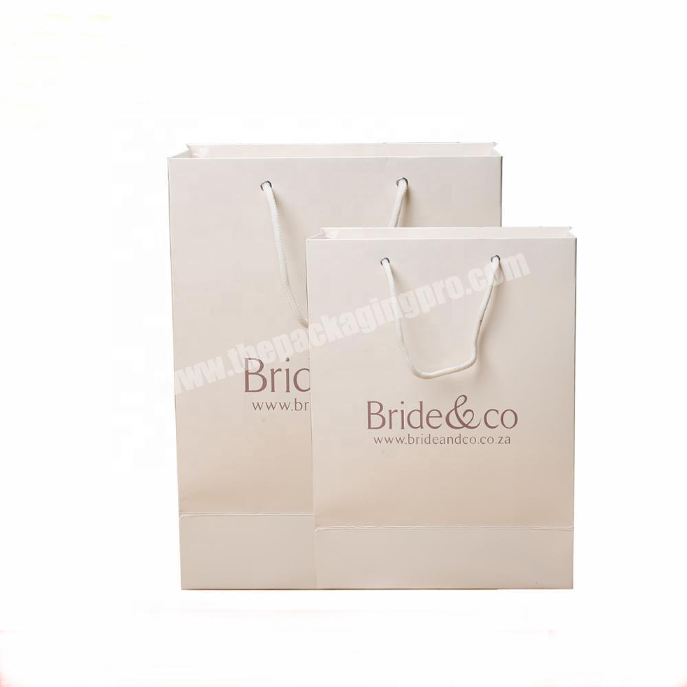 custom N95 boutique jewelry paper shopping bags with handles