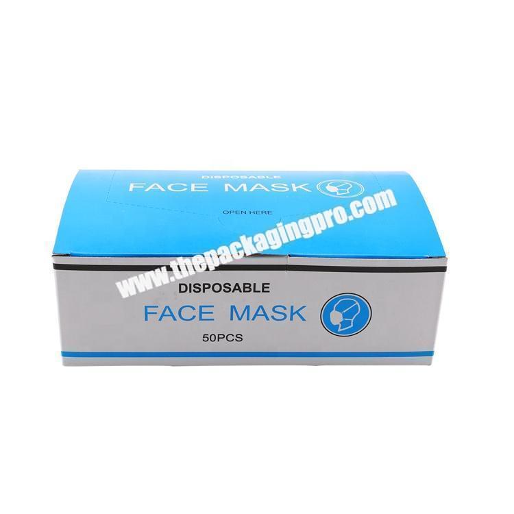 Custom N95 Respirator Face Mask Packaging Box, Packaging Paper Box for Surgical Masks
