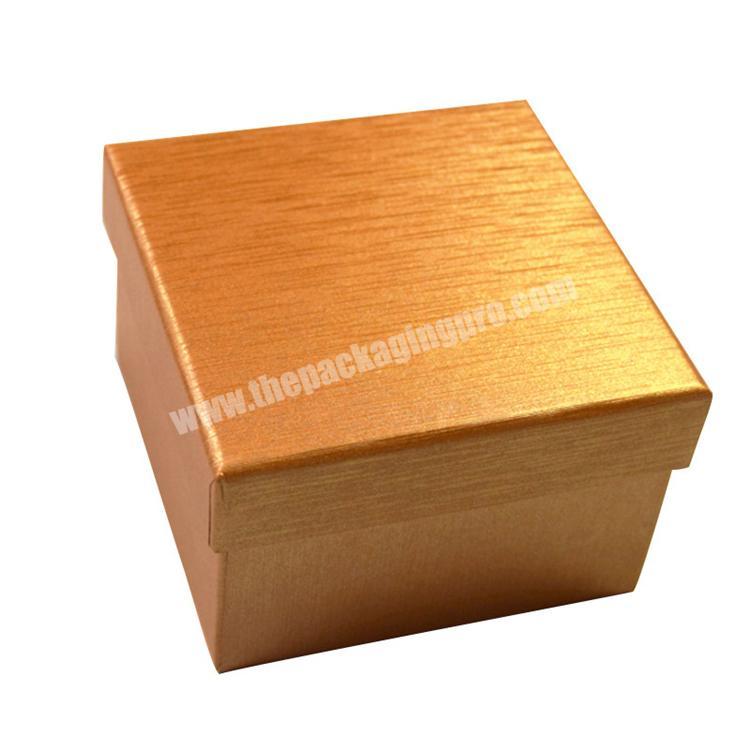 custom necklace gift packaging gold paper box