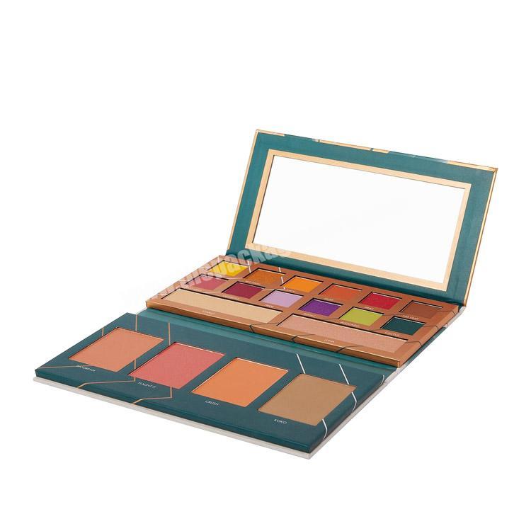 Custom new arrival eyeshadow box with magnetic single eyeshadow case for girl