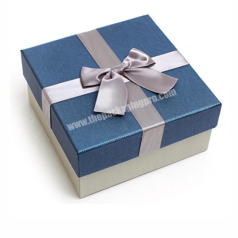 Custom new born gift ribbon baby clothes packaging box