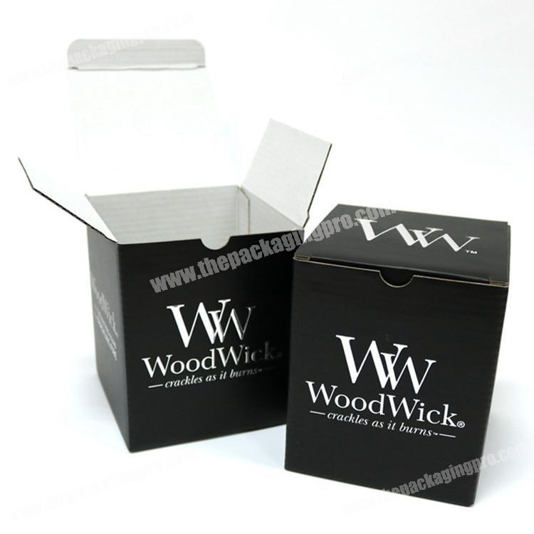 Custom Offset Printed Matt Plain Retail Packaging Boxes Tuck Top SBS Fancy Paper Cardboard Box with locking tab