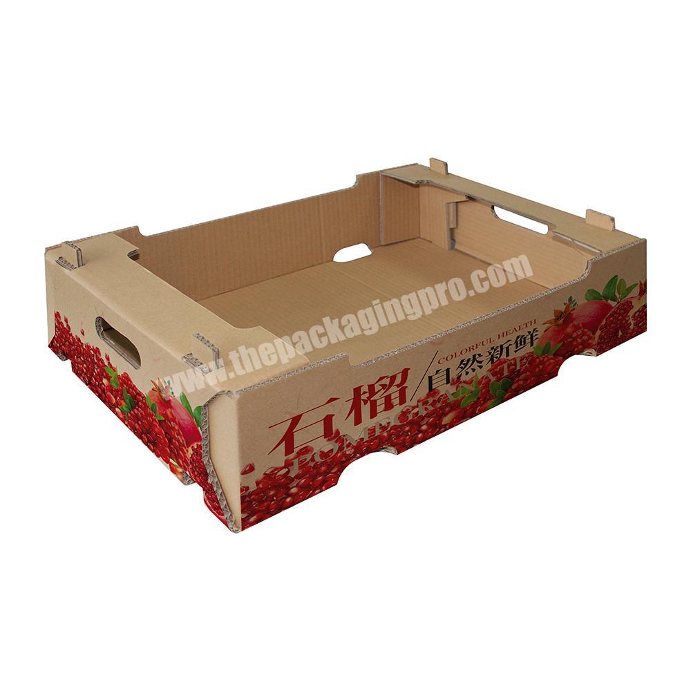 Custom offset printing matte lamination product packing fruit box gift box