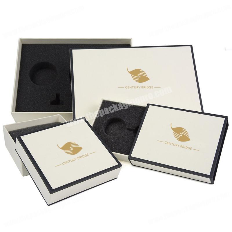 Custom Order Size and Logo Rigid Box with Lid Foam Protection for Industrial and Craft Use Box Packaging