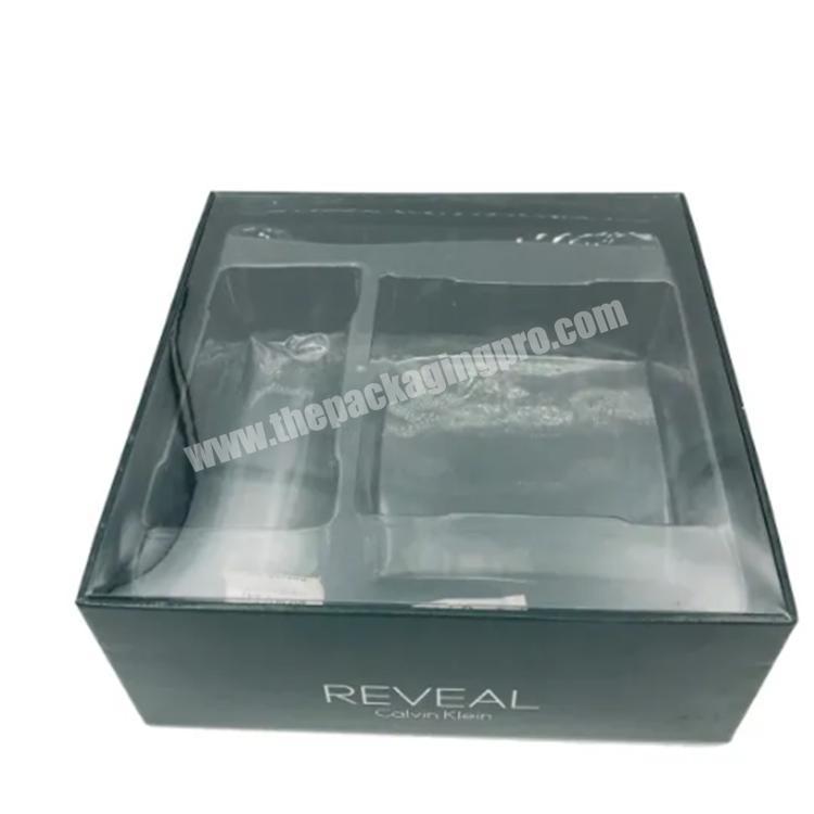 custom packaging acrylic perspex gift box with lid gift box