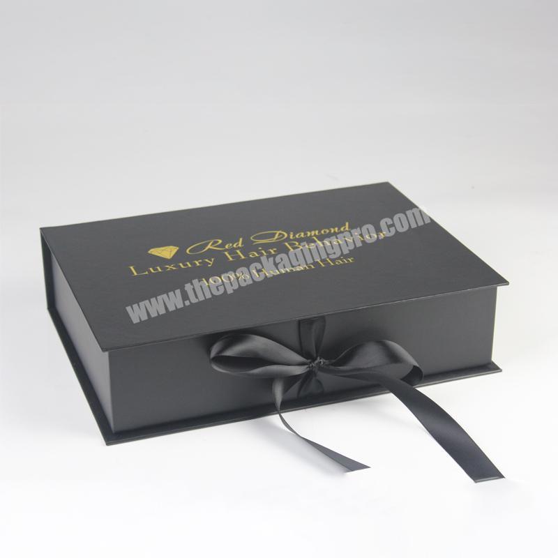 Custom Packaging Box For Hair Extension Recyclable Magnetic Cardboard Lashes Box Gift Boxes Jewelry