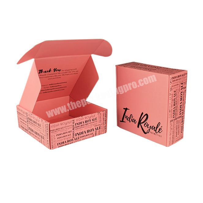Custom packaging box for shipping folding box for mailing offset CMYK printing