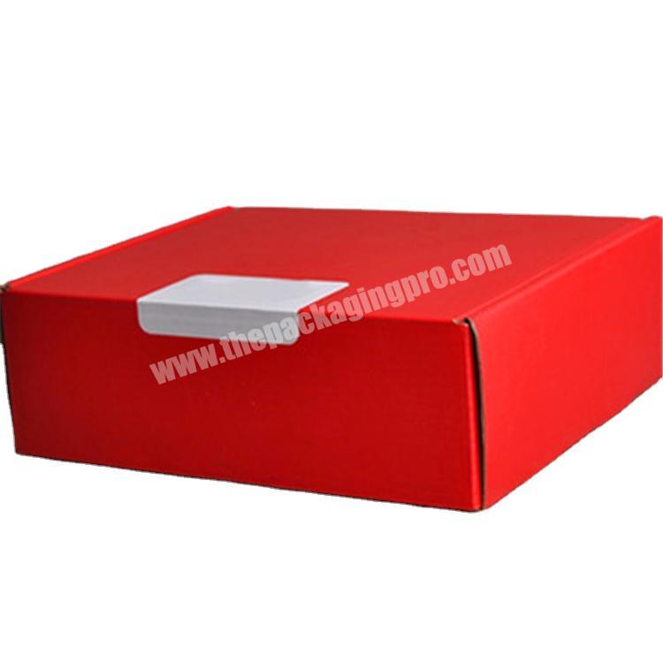 custom packaging box pink shipping boxes clothes shipping box