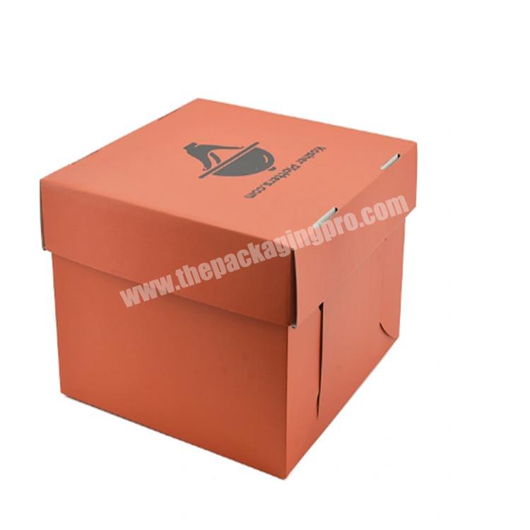 custom packaging cardboard paper box with lid  cosmetic shipping boxes