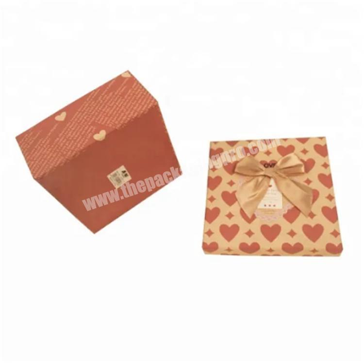 custom packaging cardboard storage boxes with lids gift box