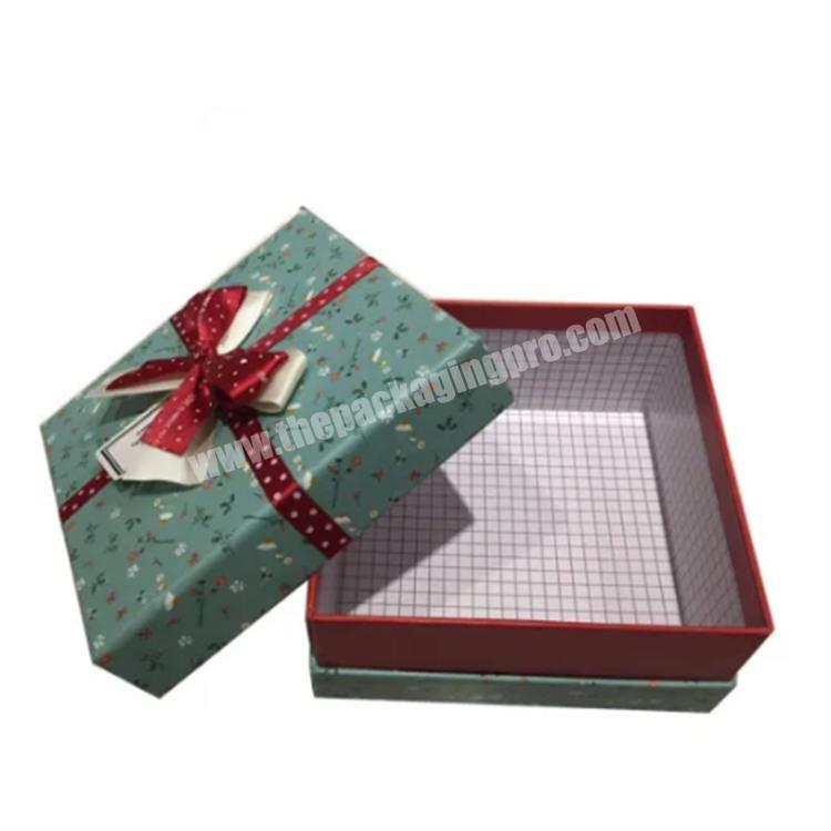 custom packaging decorated gift box with lids gift box