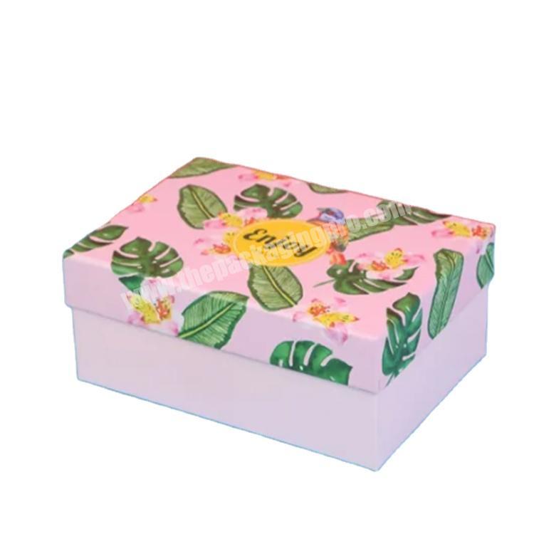 custom packaging kraft gift box with lid shipping boxes