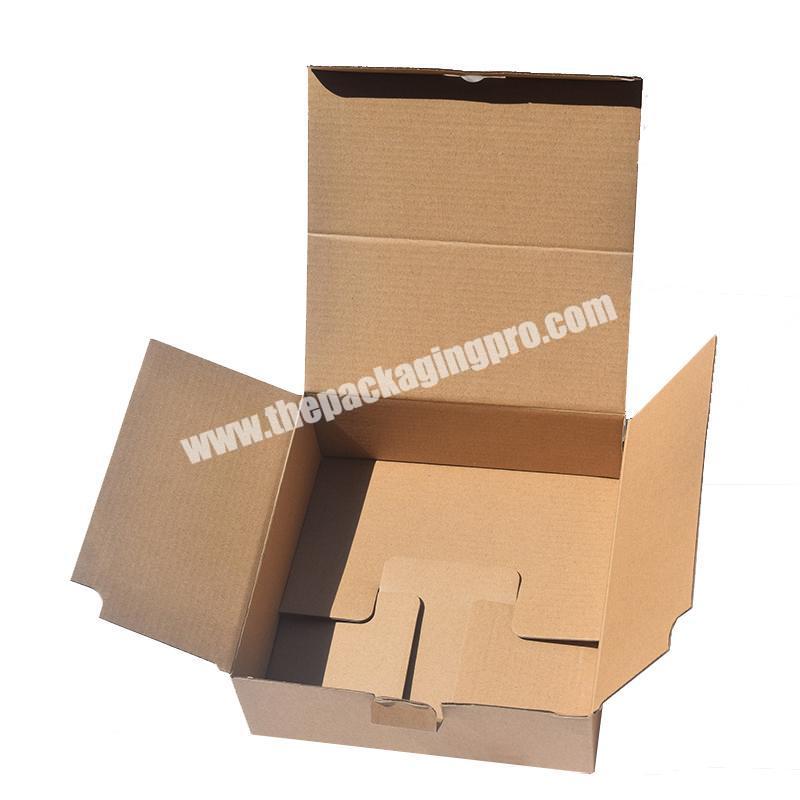 Custom Packaging Kraft Paper Offset Corrugated Folding Cardboard Tuck Top Boxes
