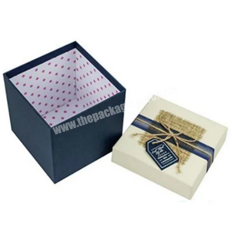 custom packaging marble gift box with lid gift box