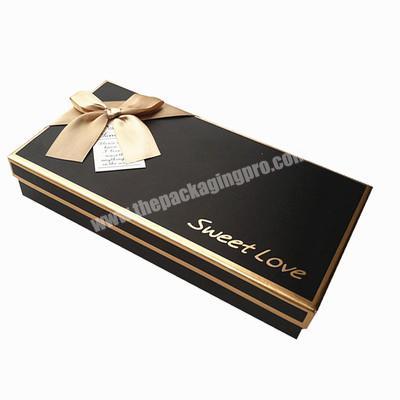 Custom Packaging Paper Cardboard Box For Chocolate With Insert