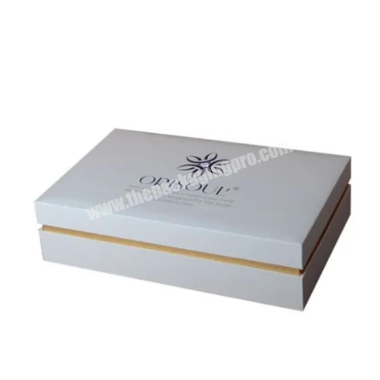 custom packaging paper gift box with clear foldable lid gift box