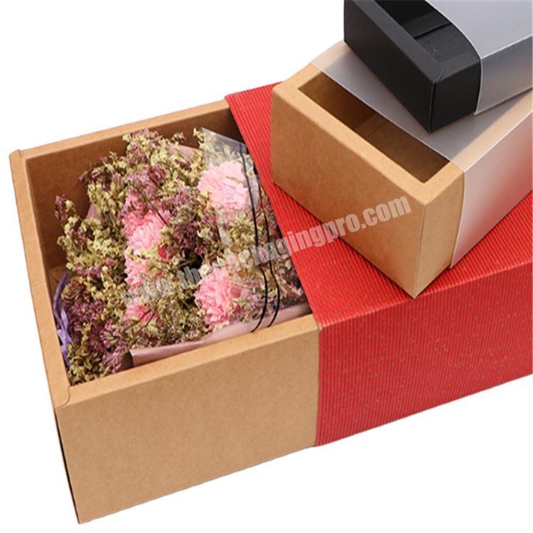 custom packaging pink makeup acrylic storage drawers box gift box