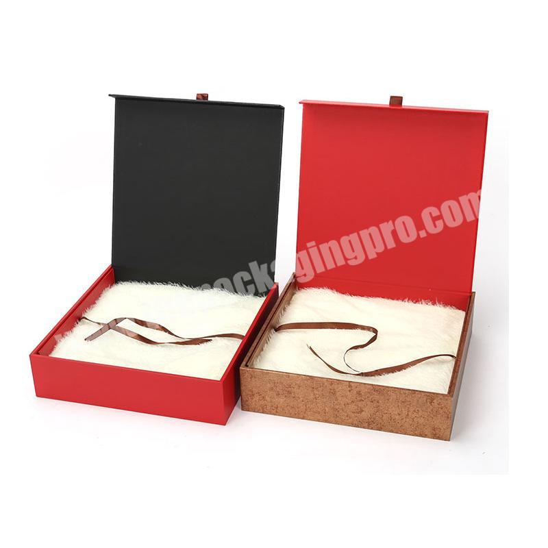 Custom packaging printing service cardboard gift box with magnet closure
