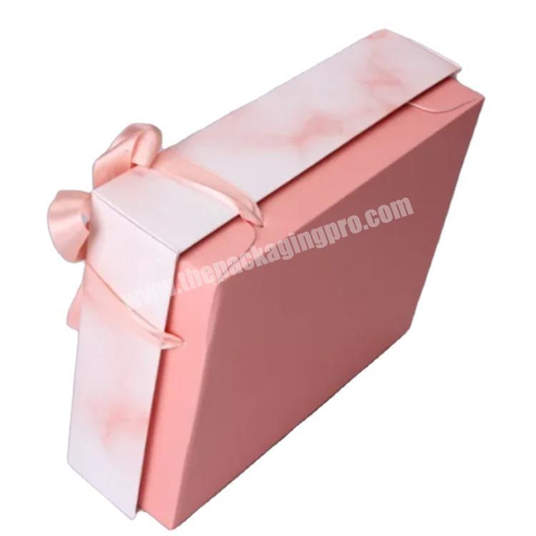 custom packaging white cube gift box with lid shipping boxes