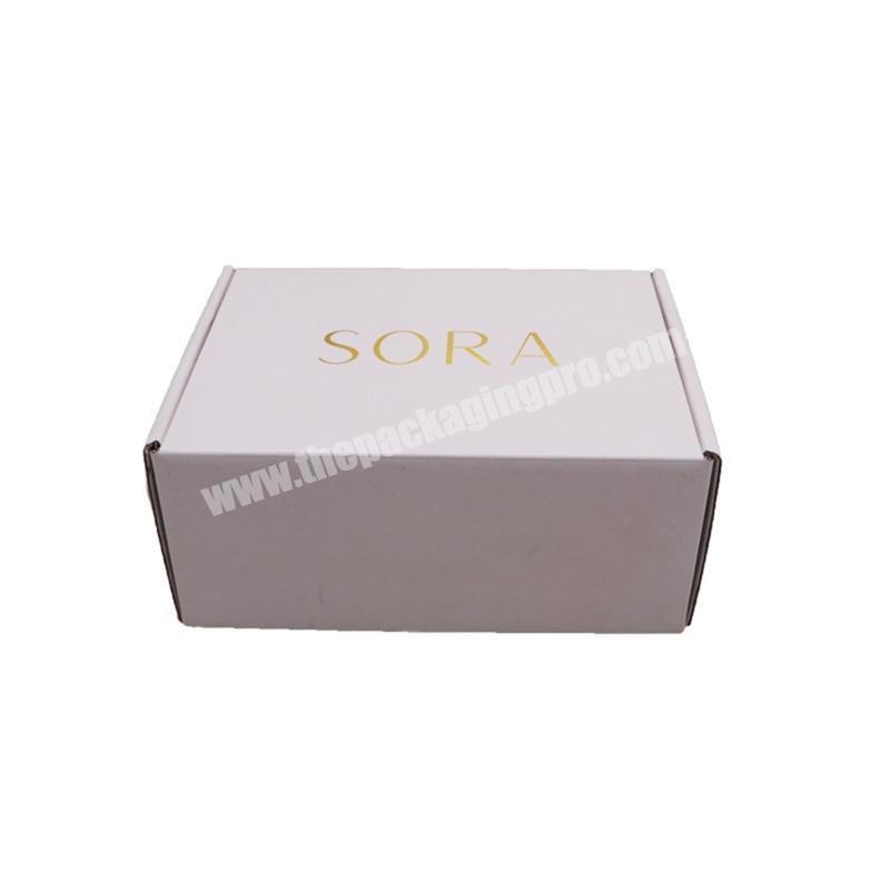 Custom packing ribbon box packaging box for clothes