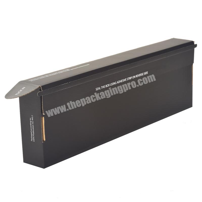 Custom paper box packaging tear strip to open corrugated board box tear off seal mailing boxes