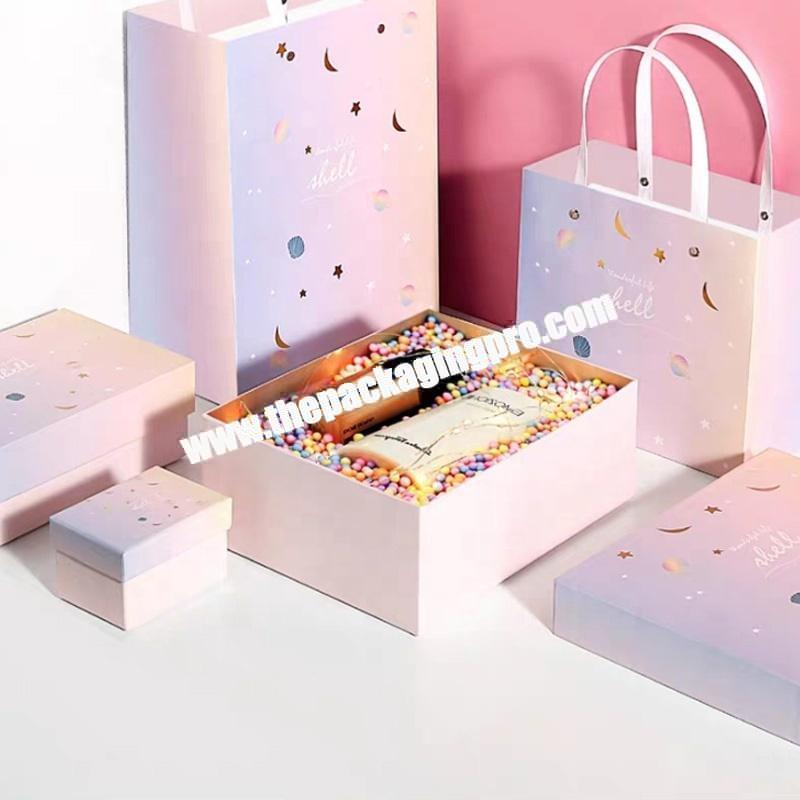 Custom Paper Brand Clothing Packaging Luxury Cardboard Folding Magnetic Gift Box