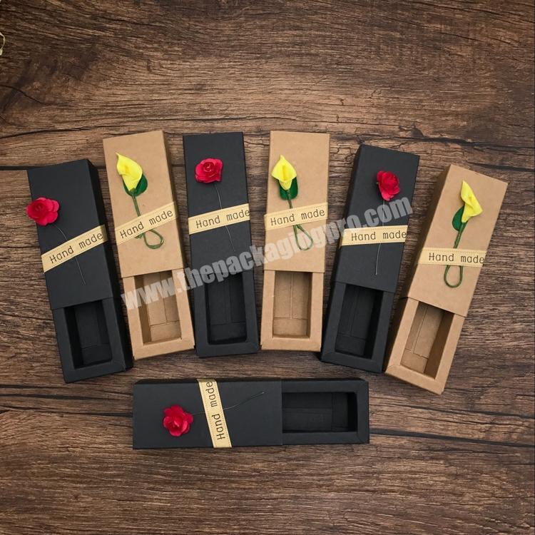 Custom paper cardboard empty lipstick lip balm gift packaging box