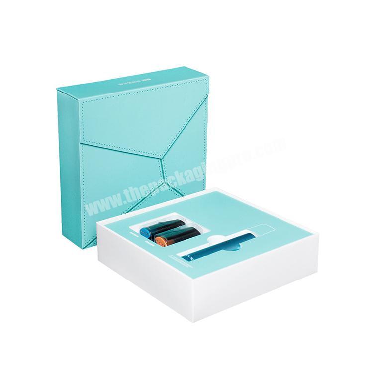 Custom paper cardboard EVA insert cosmetic gift packaging boxes with logo