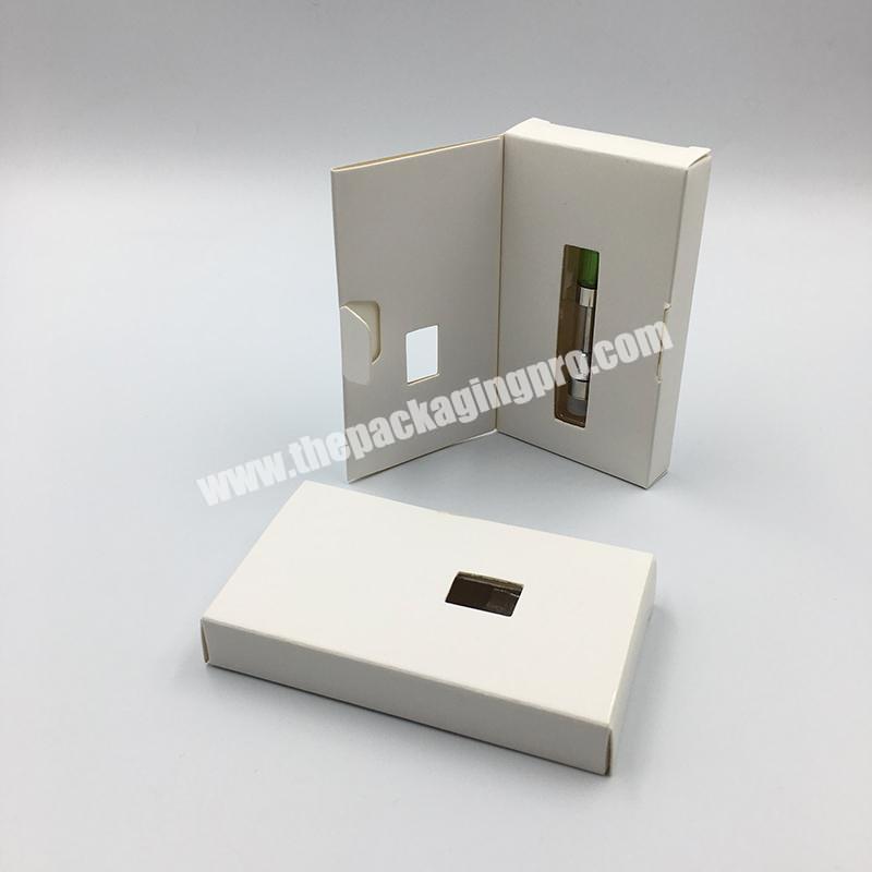 custom paper cardboard liquid CBD oil oil vaporizer cartridge packaging box