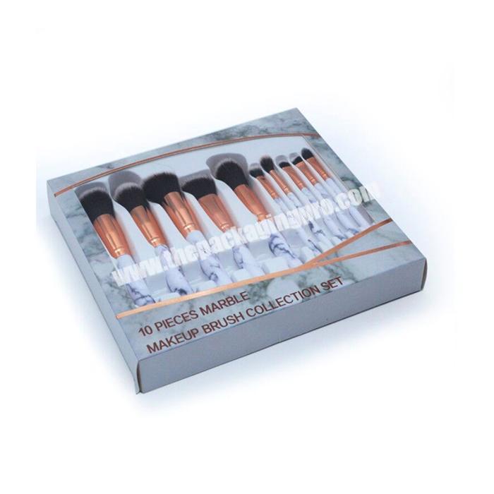 Custom Paper Creative Packaging Makeup Brush Boxes for Makeup