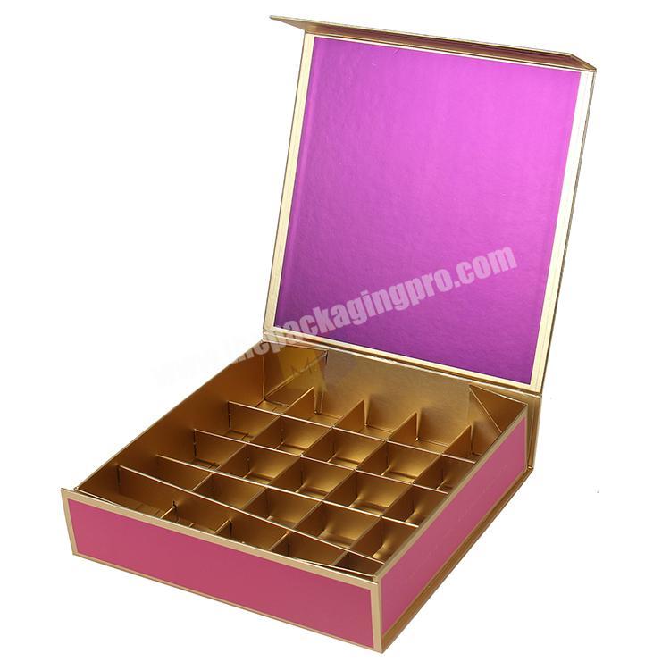 custom paper gift packaging magnetic luxury boxes chocolate