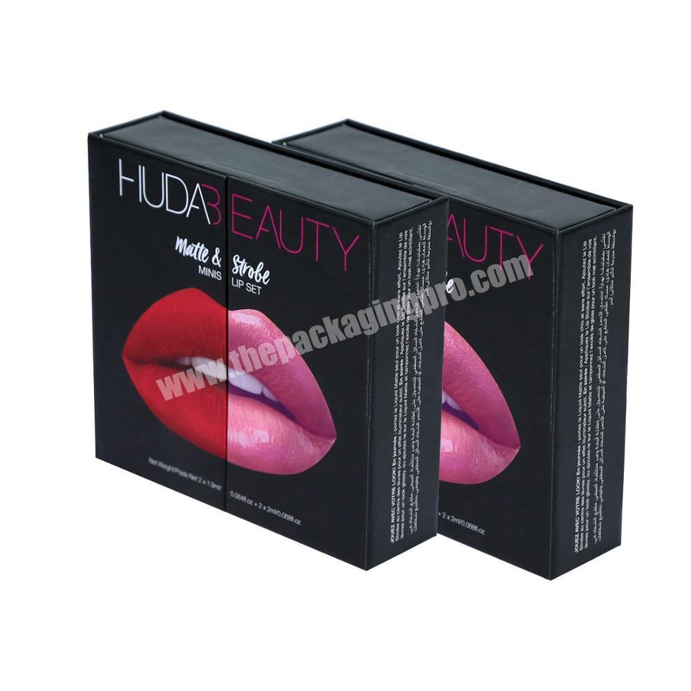 Custom Paper Packaging Gift Box for Liquid Lipstick with Full Color Printing