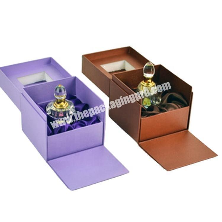 Custom paper packaging luxury perfume box foam inserts
