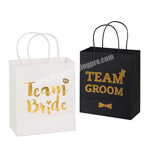 Custom Paper Shopping Bags gift bags with logo printing