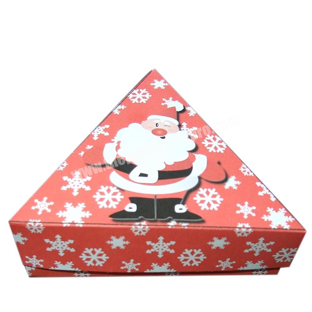 Custom paper triangle diamond shape wedding gift box packaging