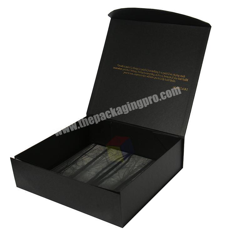 custom personalized magnetic vintage clothing book shape folding box