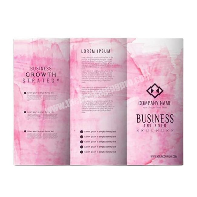 Custom Personalized Pocket Business Promotion Leaflets And Flyers Menu Advertising Printing Service