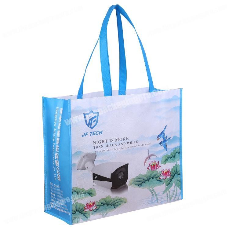 Custom pictures printing PP lamination non woven shopping bag
