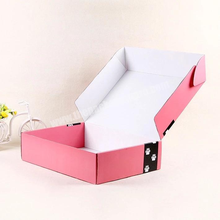 Custom pink apparel underwear gift package box valentine mail box