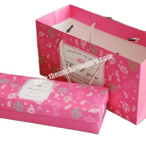 Custom pink boxes cardboard cloth packaging box luxury packaging for online store