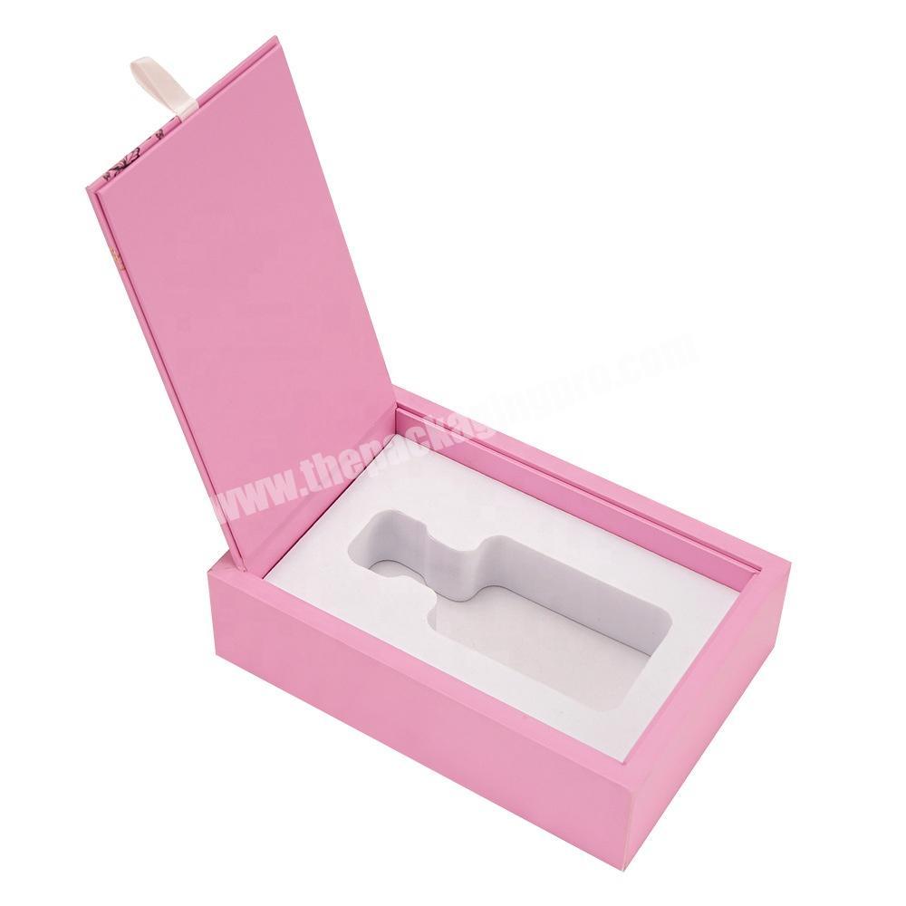 custom pink perfume gift box set China women perfume package