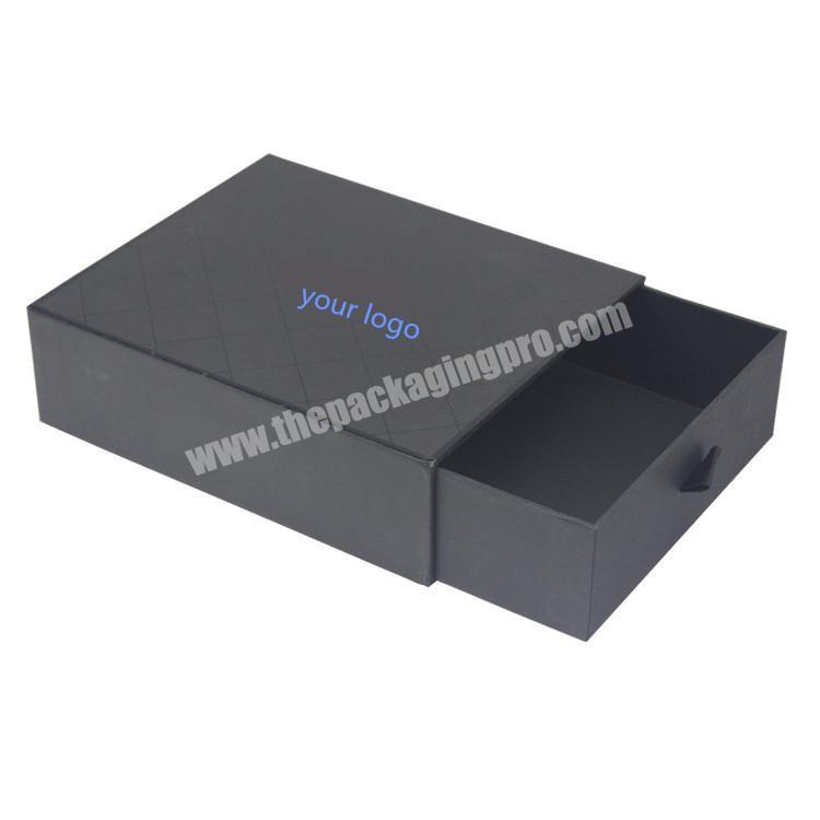 custom plain black drawer paper candy box packaging box chocolate gift box