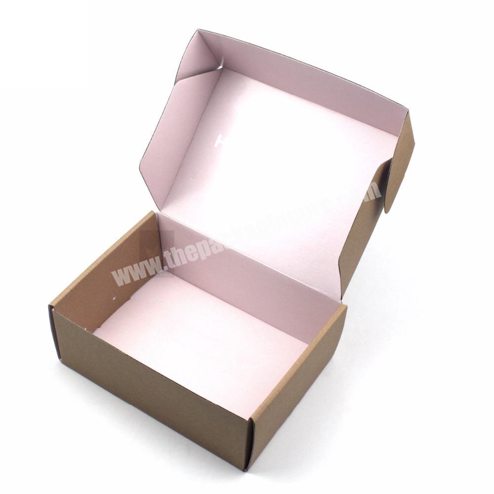 Custom Plain Kraft Paper Corrugated Box Packaging Box Crownwin Package