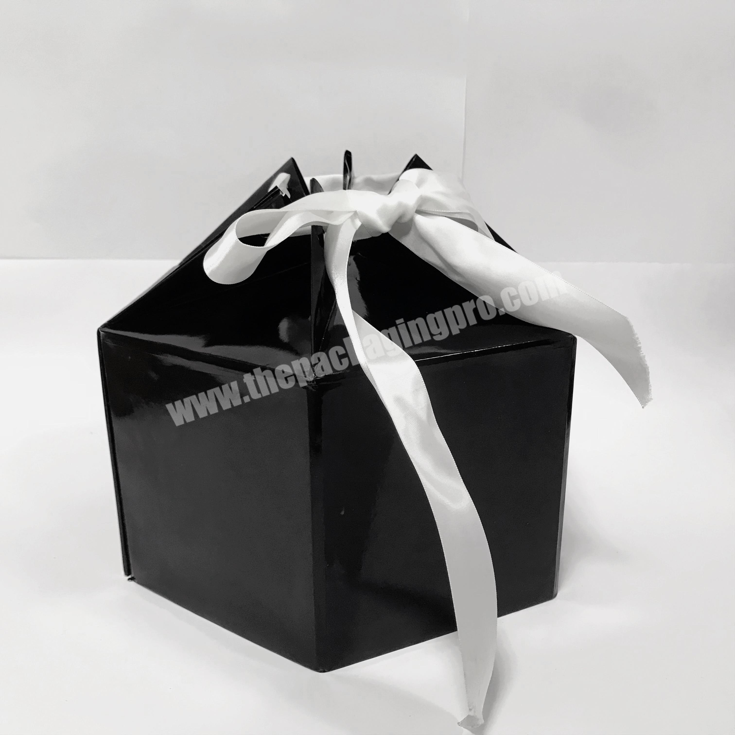 custom polygon box with ribbons luxury gift boxes for gift packaging packaging boxes foe clothes