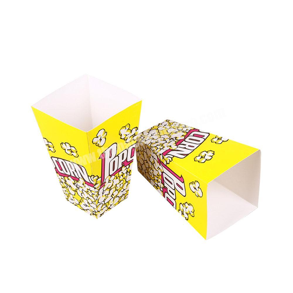 Custom popcorn fast food box packaging